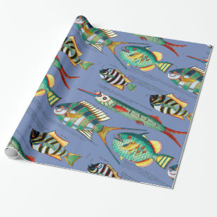 Papel De Presente Peixe fantástico