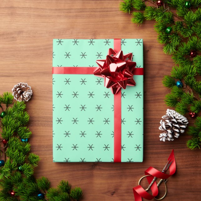 Papel De Presente Peixes (Presente de Natal)