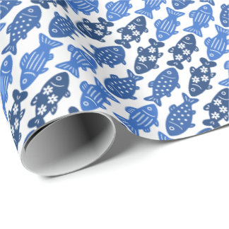 Papel De Presente Peixes