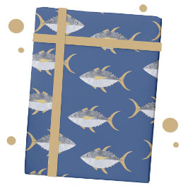 Papel De Presente Peixes de atum
