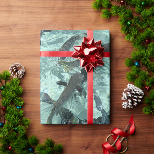 Papel De Presente Peixes Tropicais