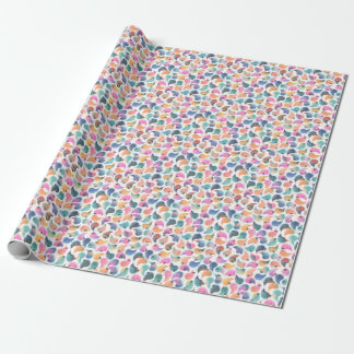 Papel De Presente Pele de Peixe Aquarela