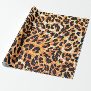 Papel De Presente pele-leopardo como dorso-leopardo,padrão,impressão
