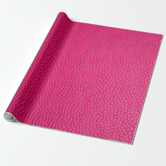 Papel De Presente Pele rosa de couro