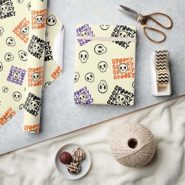 Papel De Presente Peles Pesadelos Sem Olhos Papel De Molho De Hallow (Artesanato)