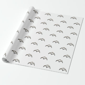 Papel De Presente Pelicano Voador 2