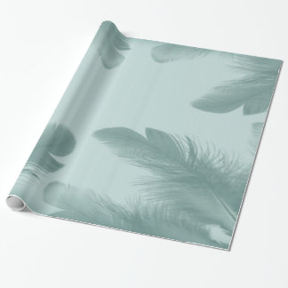 Papel De Presente Penas coloridas
