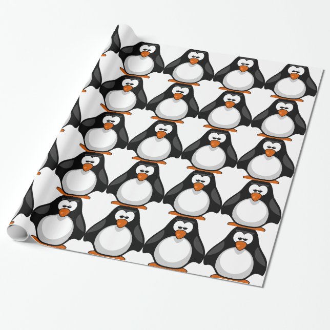 Papel De Presente penguin - pinguim (Desenrolado)