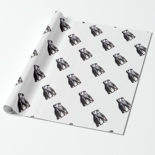 Papel De Presente Penguin Romance