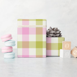 Papel De Presente Peony Gingham - Wrapping Paper