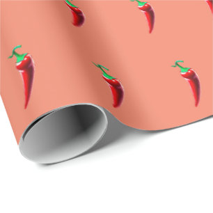 Papel De Presente Pepper Red Hot Chili