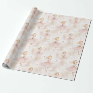 Papel De Presente Pequena Ballerina #10 - Menina Loira