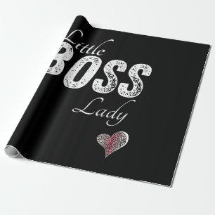Papel De Presente Pequena Dona Chefe Bebê Crianças Menina Baixa Cria