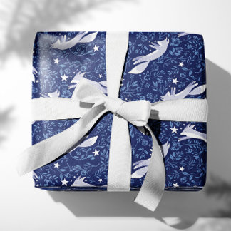 Papel De Presente Pequenas raposas