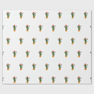 Papel De Presente Pequeno cacto