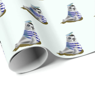 Papel De Presente Pequeno Marinheiro