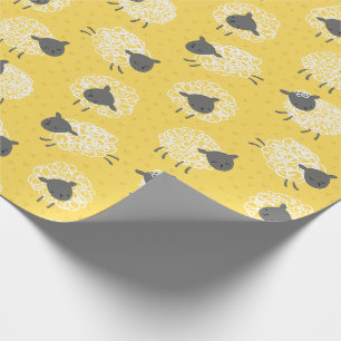 Papel De Presente Pequeno Ovino branco, bonito, castanho-branco, ama