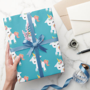Papel De Presente Pequeno quebra-cabeça da Unicórnio