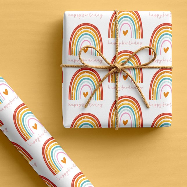 Papel De Presente Pequeno Raio de Sol de Aniversário (Criador carregado)