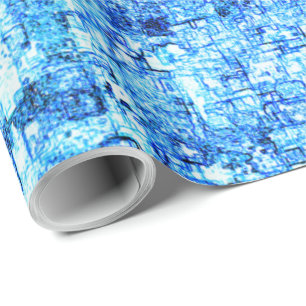 Papel De Presente Pequenos entalhes em desenho como à caneta