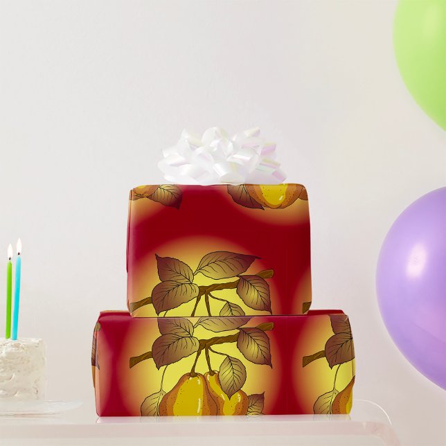 Papel De Presente Peras Numa Árvore (Criador carregado)