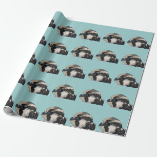 Papel De Presente Peregrine Falcon Bird Art