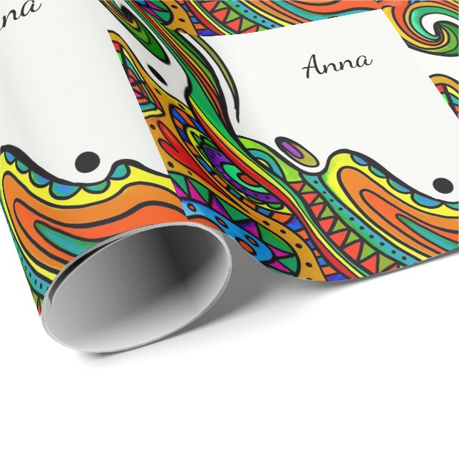 Papel De Presente Perfeito, Legal arco-íris (Ponta do rolo)