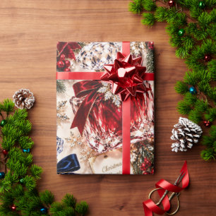 Papel De Presente Perfume de Luxo Natal