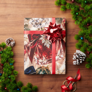 Papel De Presente Perfume de Luxo Natal