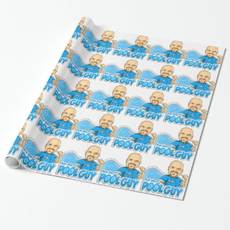 Papel De Presente Pergunte à cara da piscina