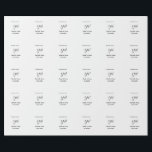 Papel De Presente Perguntou-lhe que sim, noivado simples<br><div class="desc">design</div>