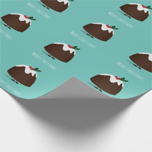 Papel De Presente Personagem de desenho animado de Teal de Natal
