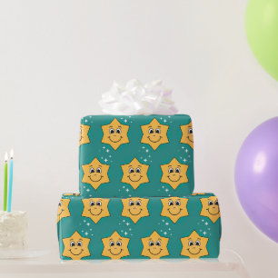 Papel De Presente personagem de desenho animado emoji estrela de nat