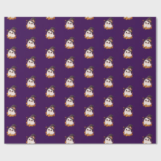 Papel De Presente Personagem de Fantasma Fofo