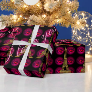 Papel De Presente Personalização Elegante do Paris Hot Villa 45'