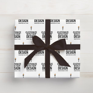 Papel De Presente Personalizada Empresa Negócios Minimalista Persona