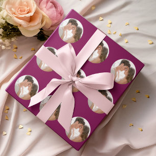 Papel de Presente Personalizado com Foto do Casal