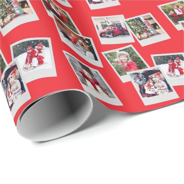 Papel de Presente Personalizado com Fotos Dispersa (Ponta do rolo)