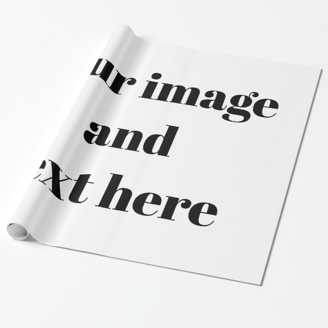 Papel De Presente Personalizado personalizado (Desenrolado)