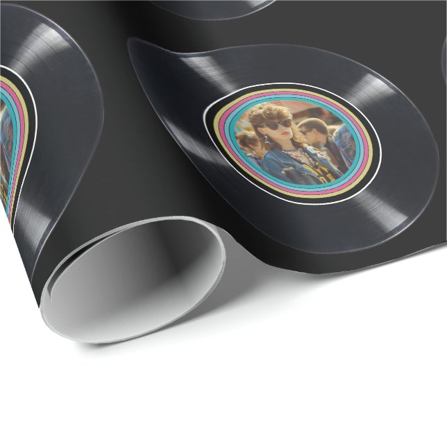 Papel De Presente Personalizado Qualquer Idade de Imagem Personaliza (Ponta do rolo)