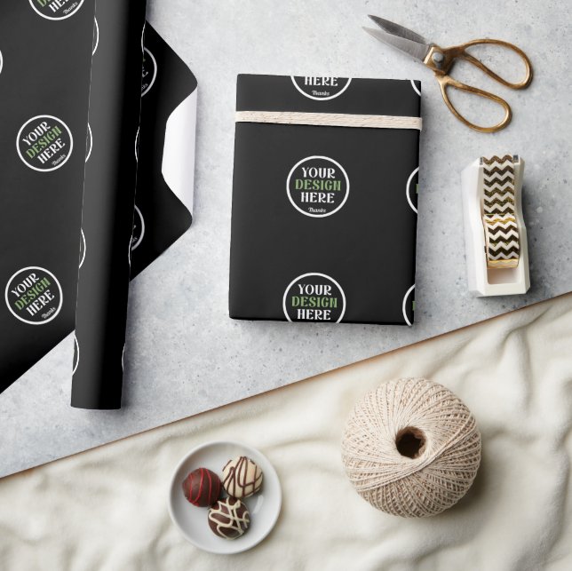 Papel De Presente personalizado, único, elegante e minimalista (Artesanato)