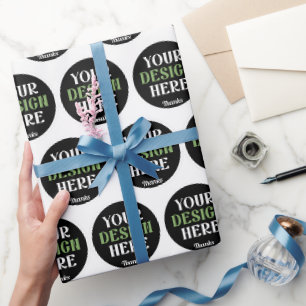 Papel De Presente personalizado, único, elegante e minimalista hersh