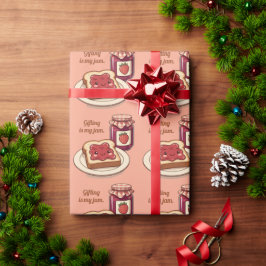 Papel De Presente [Personalizar] é minha paixão - doce de geleia e t