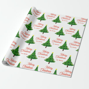 Papel De Presente Personalizar o natal do nome