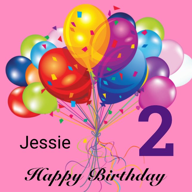 Papel De Presente Personalizar o nome e a idade da criança de aniver (Criador carregado)