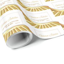 Papel De Presente Personalizar, Ouro Jubilo da Vida Religiosa