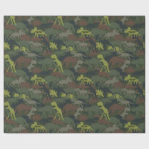 Personalizar Silhueta de Dinossauro Camuflado Aniv