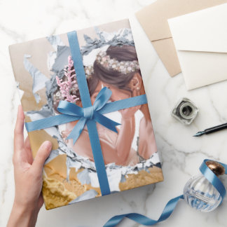 PAPEL DE PRESENTE PERSONALIZAR TEXTO E IMAGEM