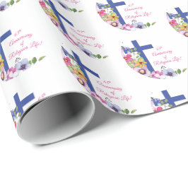 Papel De Presente Personalize, 65º Aniversário de Vida Religiosa de