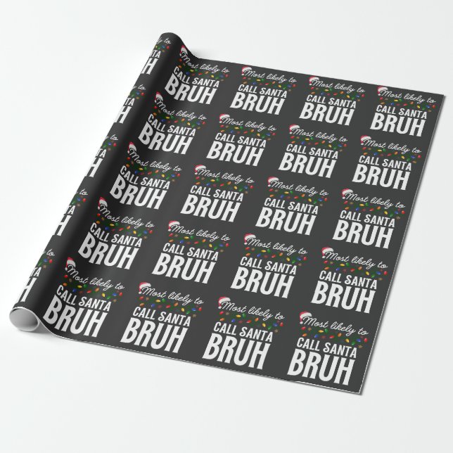 Papel De Presente Personalize Este Design: Mais Propenso a Ligar par (Desenrolado)